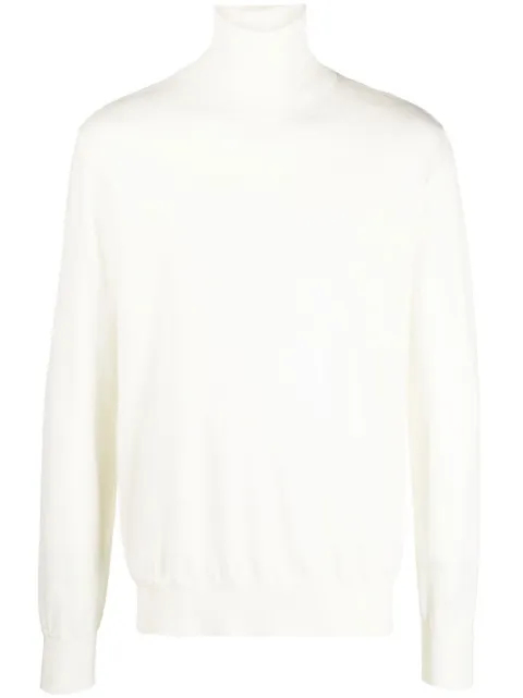 Jil Sander suéter con cuello de tortuga