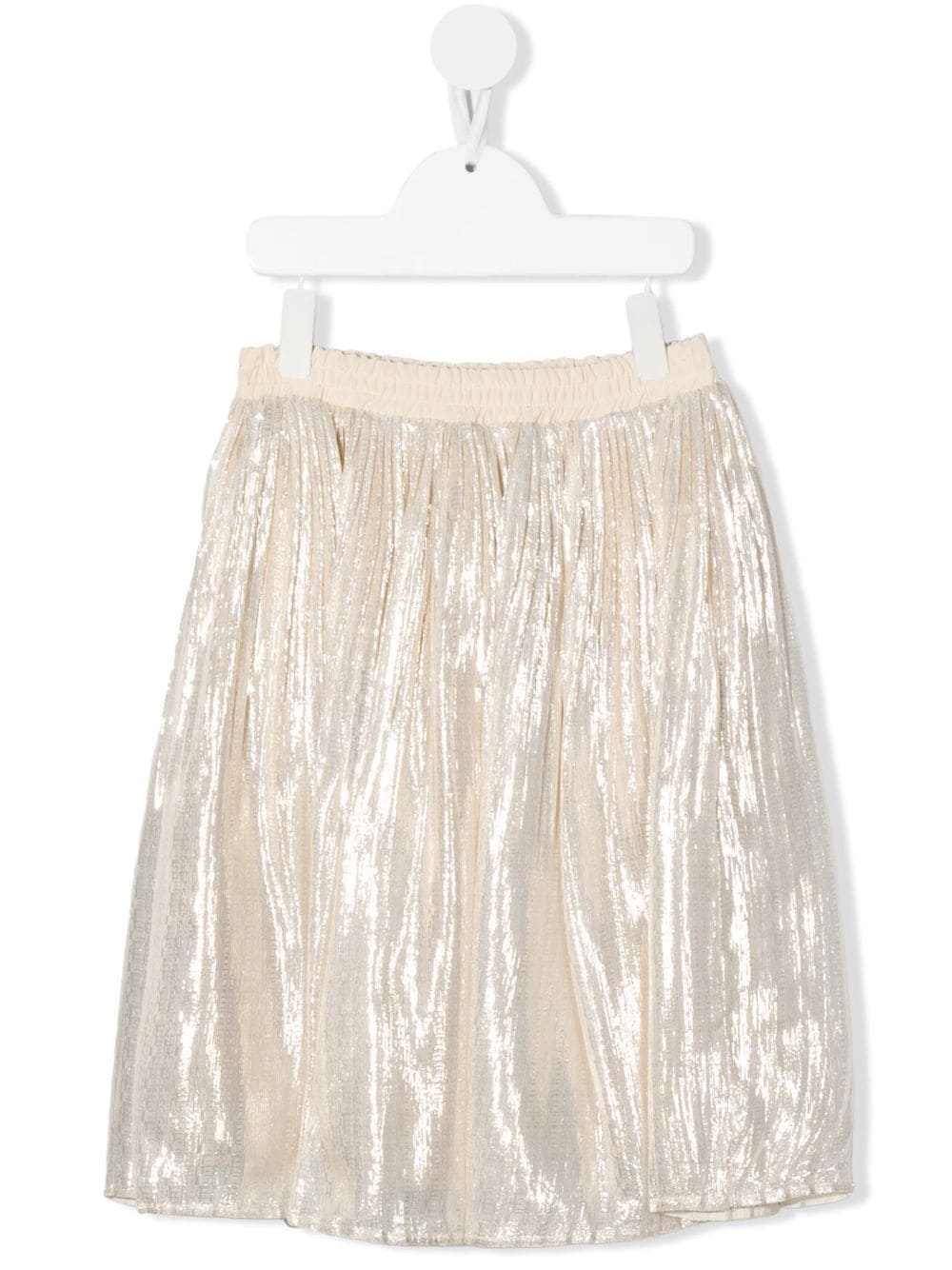 

Stella McCartney Kids falda plisada dorada - Dorado