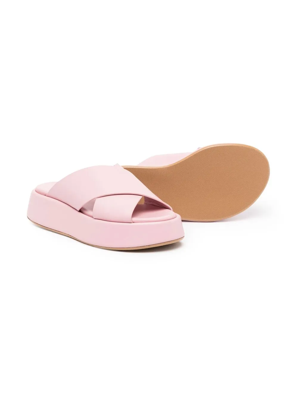 Dolce & Gabbana Kids Sandalen met open neus - Roze