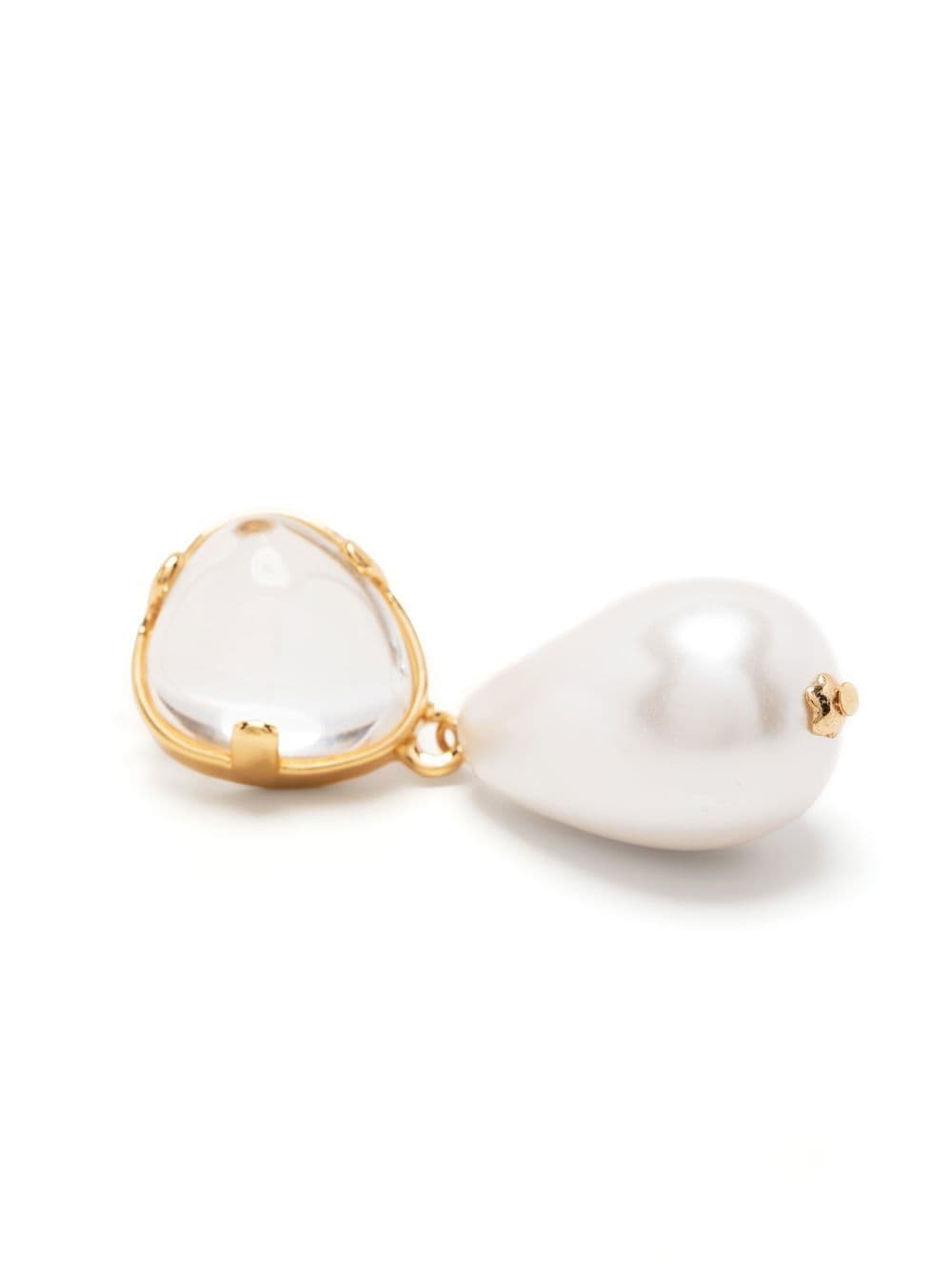 Shop Kenneth Jay Lane Gold-plated Faux Pearl Earrings