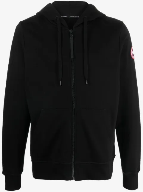Canada Goose cotton logo-patch hoodie