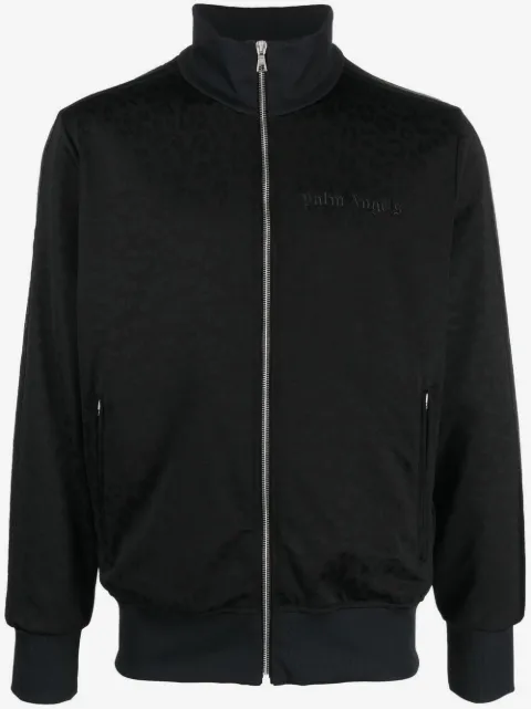 Palm Angels logo-print track jacket