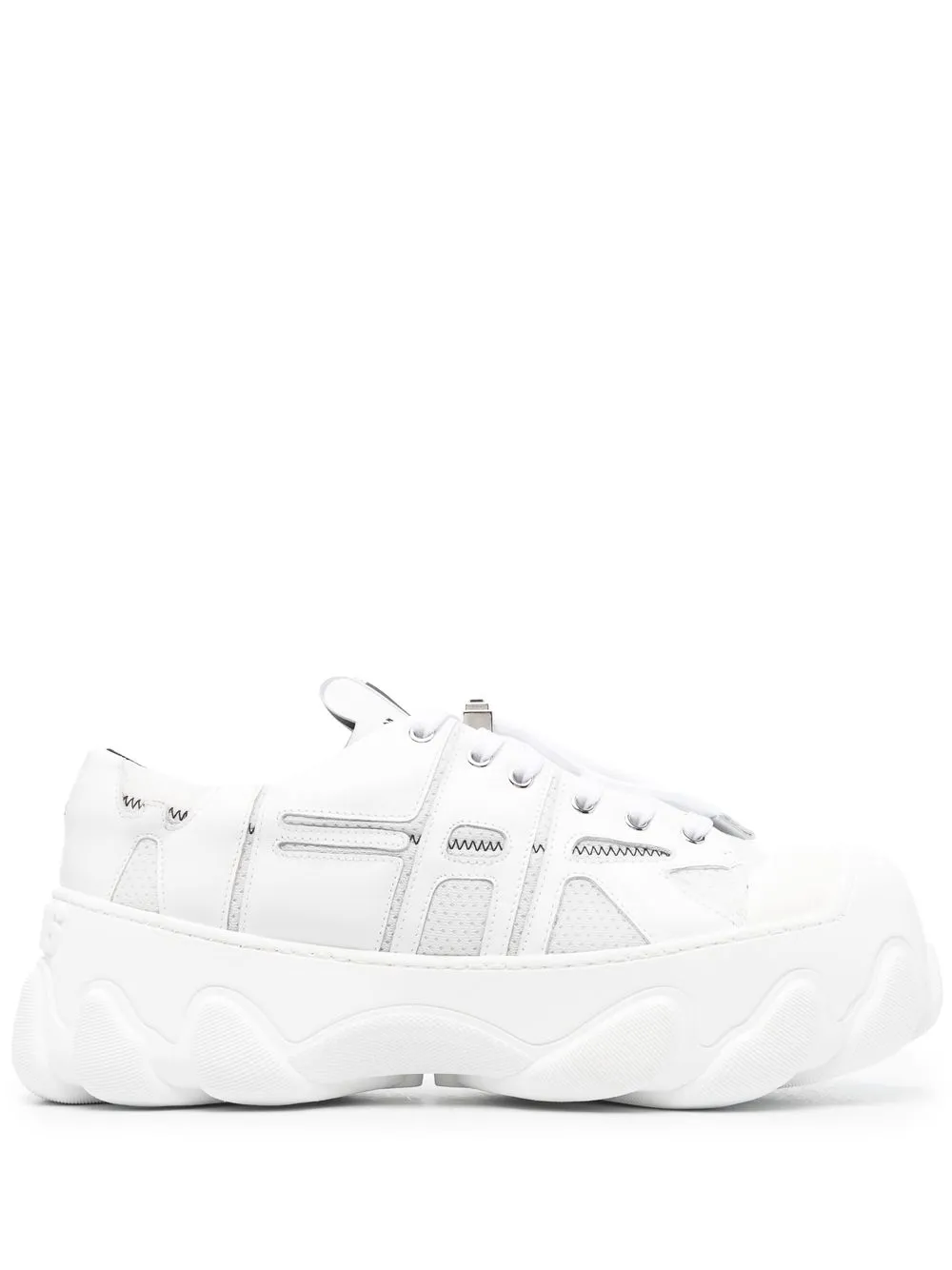 

Gcds low-top lace-up sneakers - White