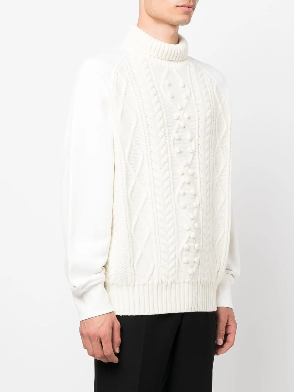  Neil Barrett Jersey Con Logo Bordado - Blanco 