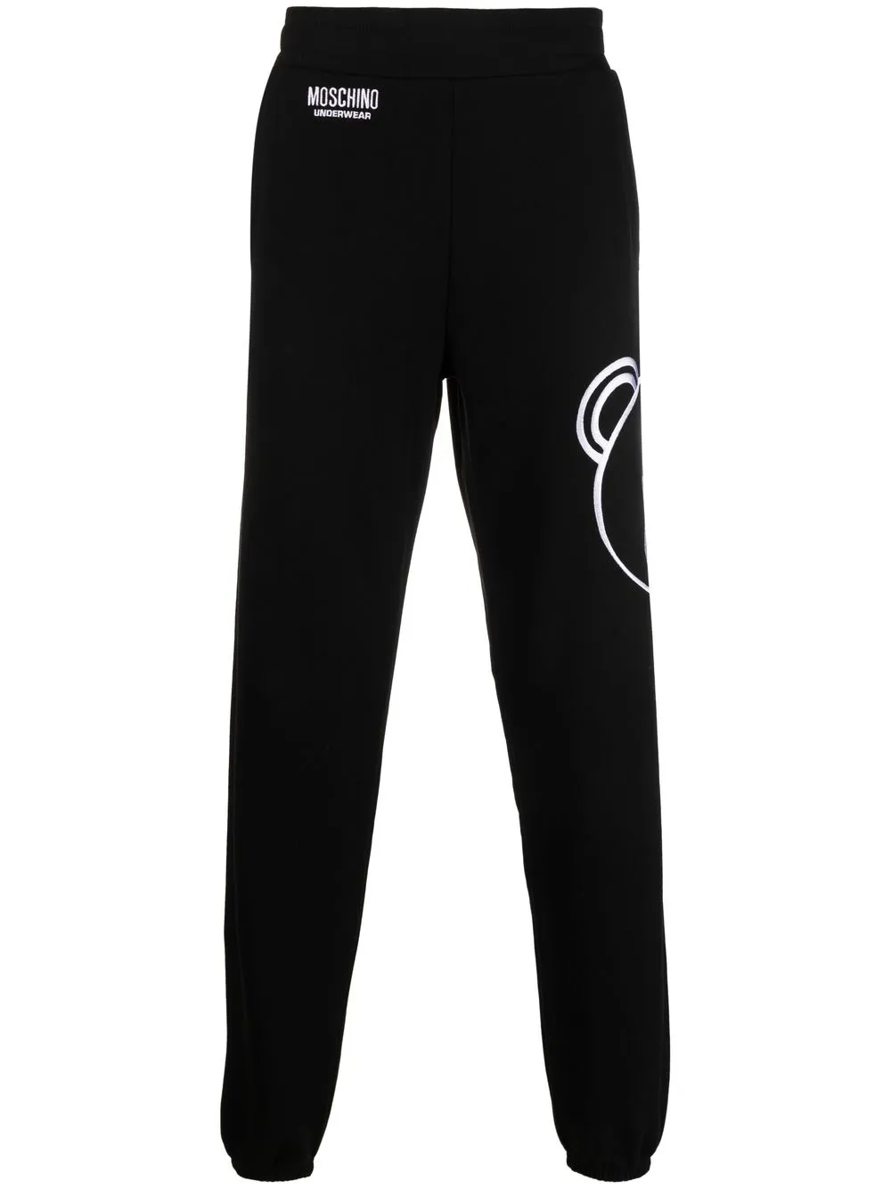 

Moschino pants con motivo Teddy Bear - Negro