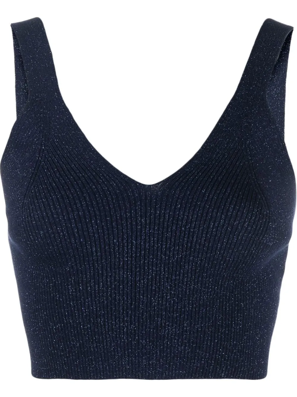 

P.A.R.O.S.H. cropped knitted top - Blue