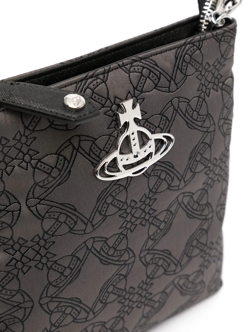 Vivienne Westwood Squire Square Messenger Bag In Grey ModeSens