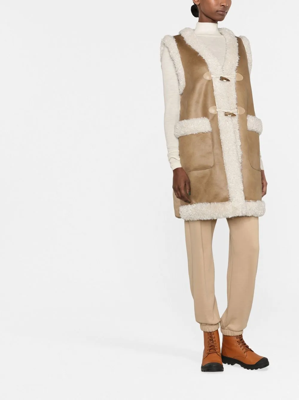 Urbancode Mouwloze jas - Beige