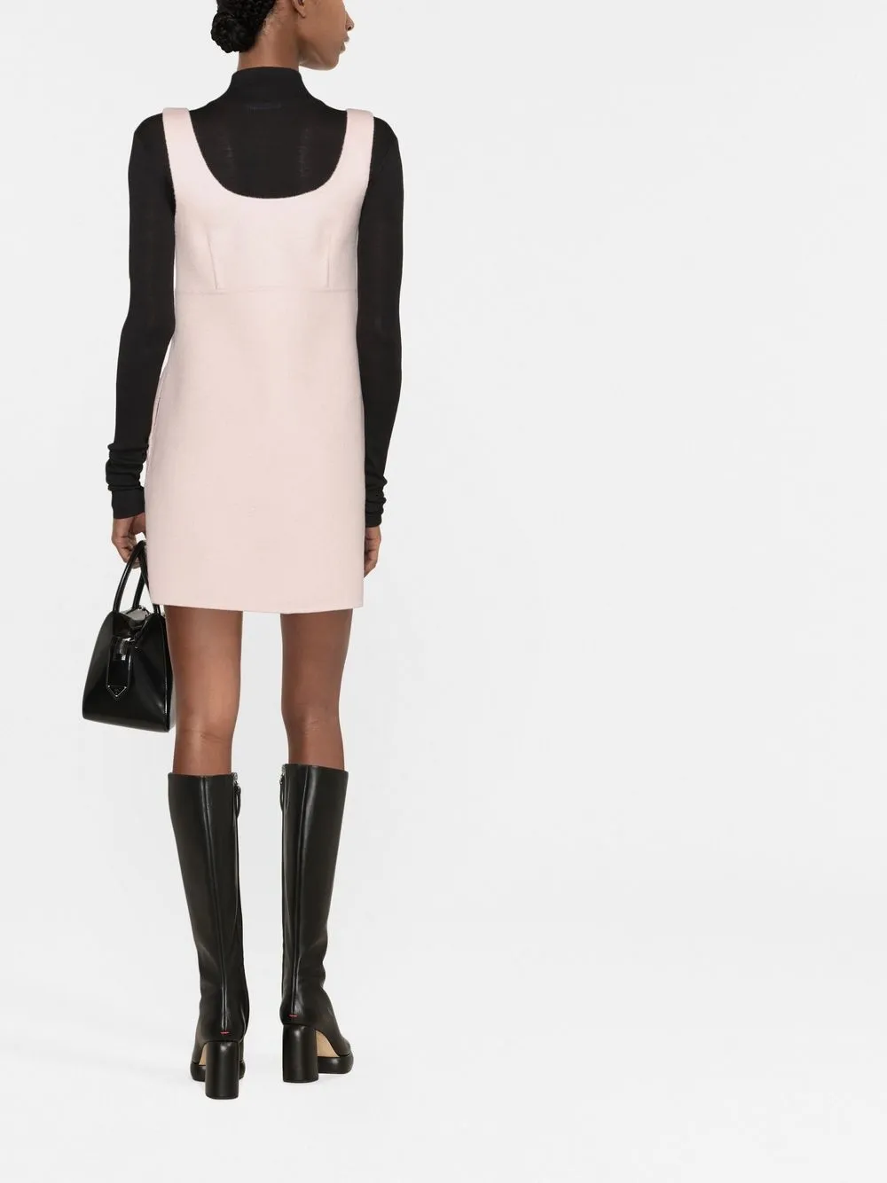  P.a.r.o.s.h. Sleeveless Wool Minidress - Pink 