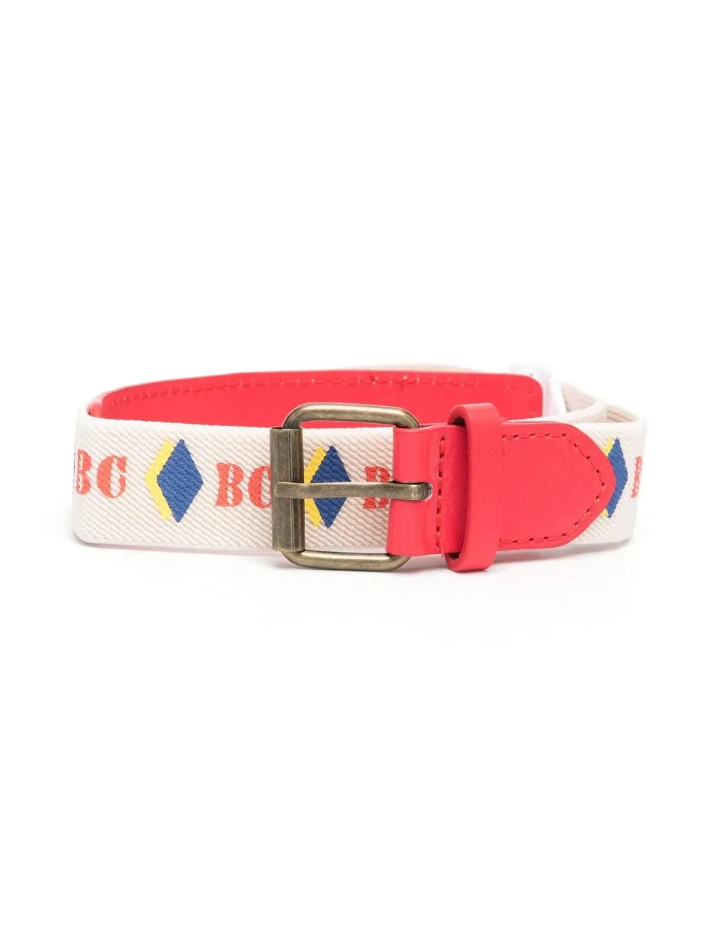 

Bobo Choses logo-monogram belt - Red