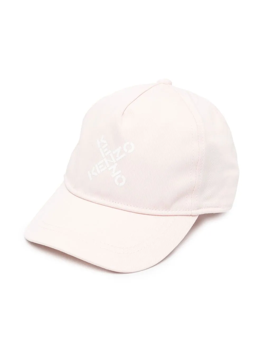 

Kenzo Kids gorra con logo estampado - Rosado