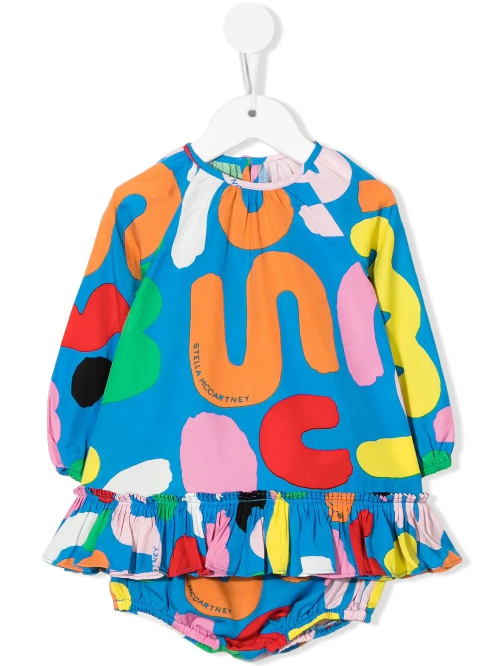 

Stella McCartney Kids graphic-print dress - Blue