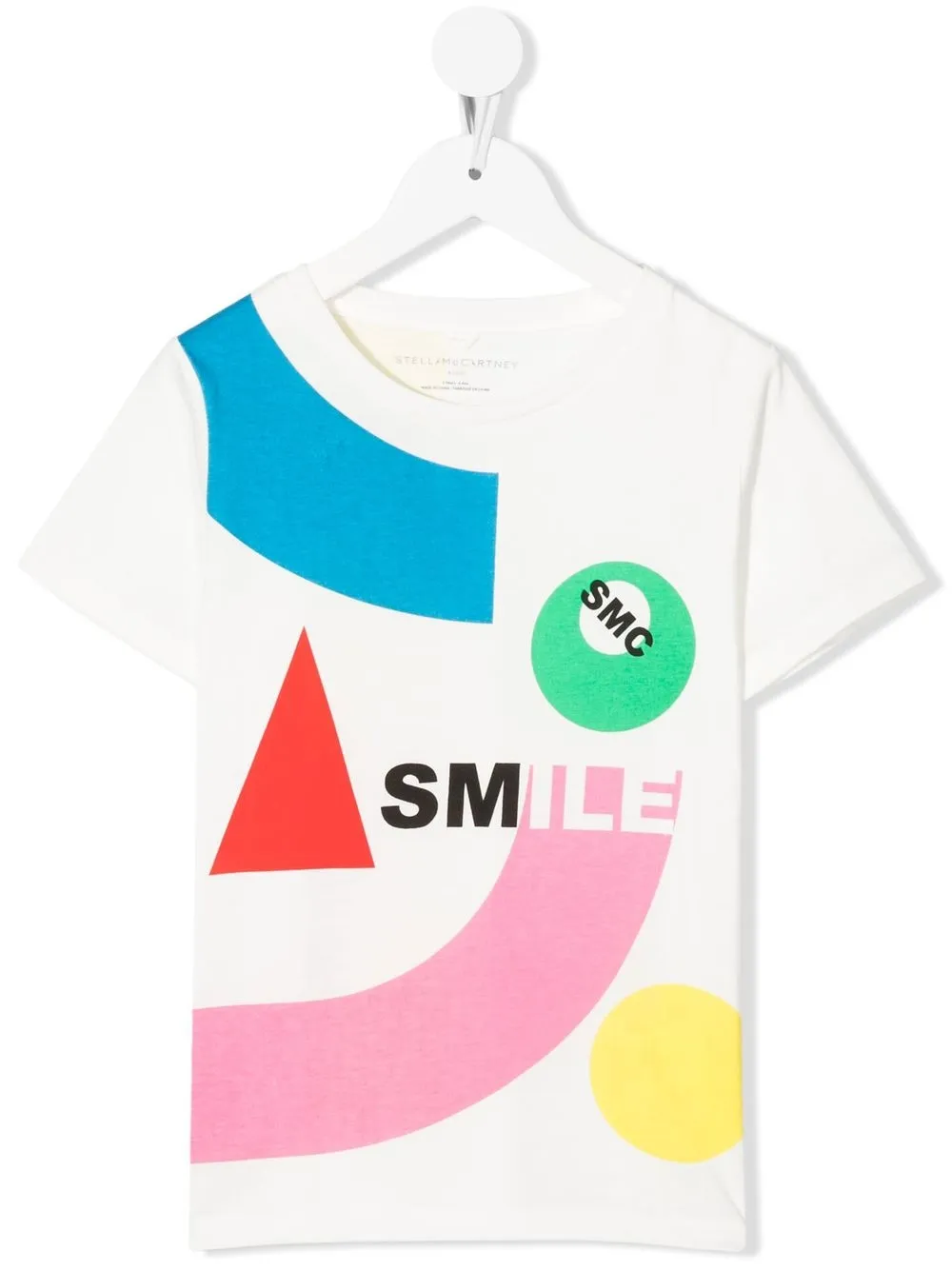 

Stella McCartney Kids playera con estampado gráfico - Blanco