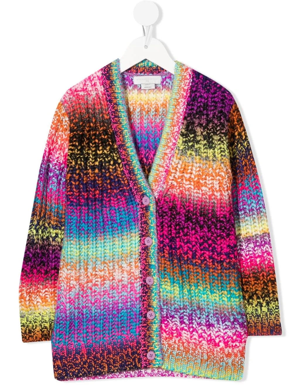 

Stella McCartney Kids cárdigan tejido - Rosado