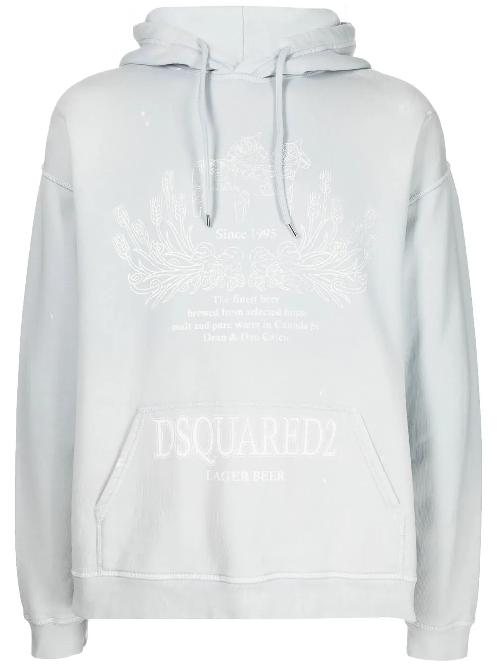 Image 1 of Dsquared2 logo-print hoodie