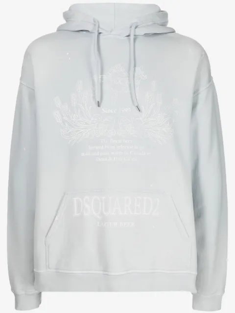 DSQUARED2 logo-print hoodie