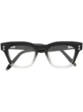 Akoni Ara square-frame glasses - Black