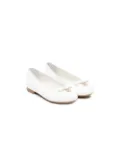 Dolce & Gabbana Kids bow-detail ballerina shoes - White