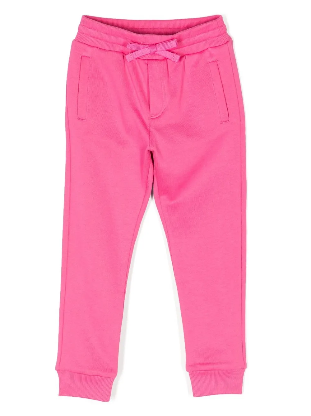 

Dolce & Gabbana Kids drawstring cotton track pants - Rosado