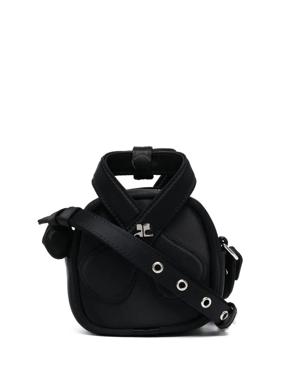 

Courrèges bolsa de mano estilo crossbody - Negro