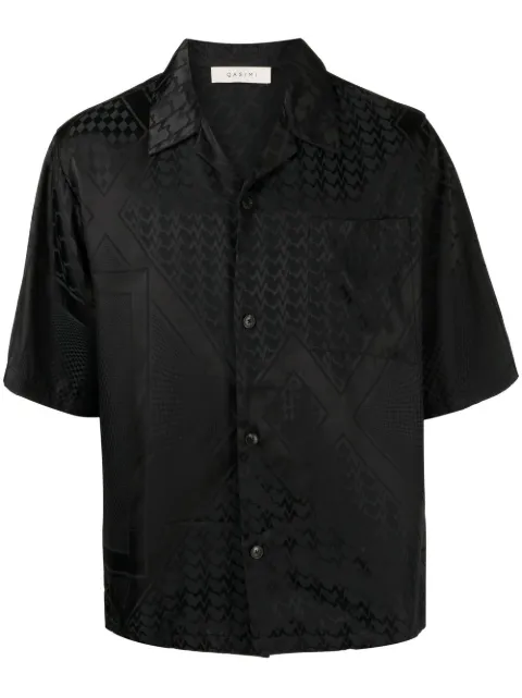 Qasimi abstract-print short-sleeve shirt