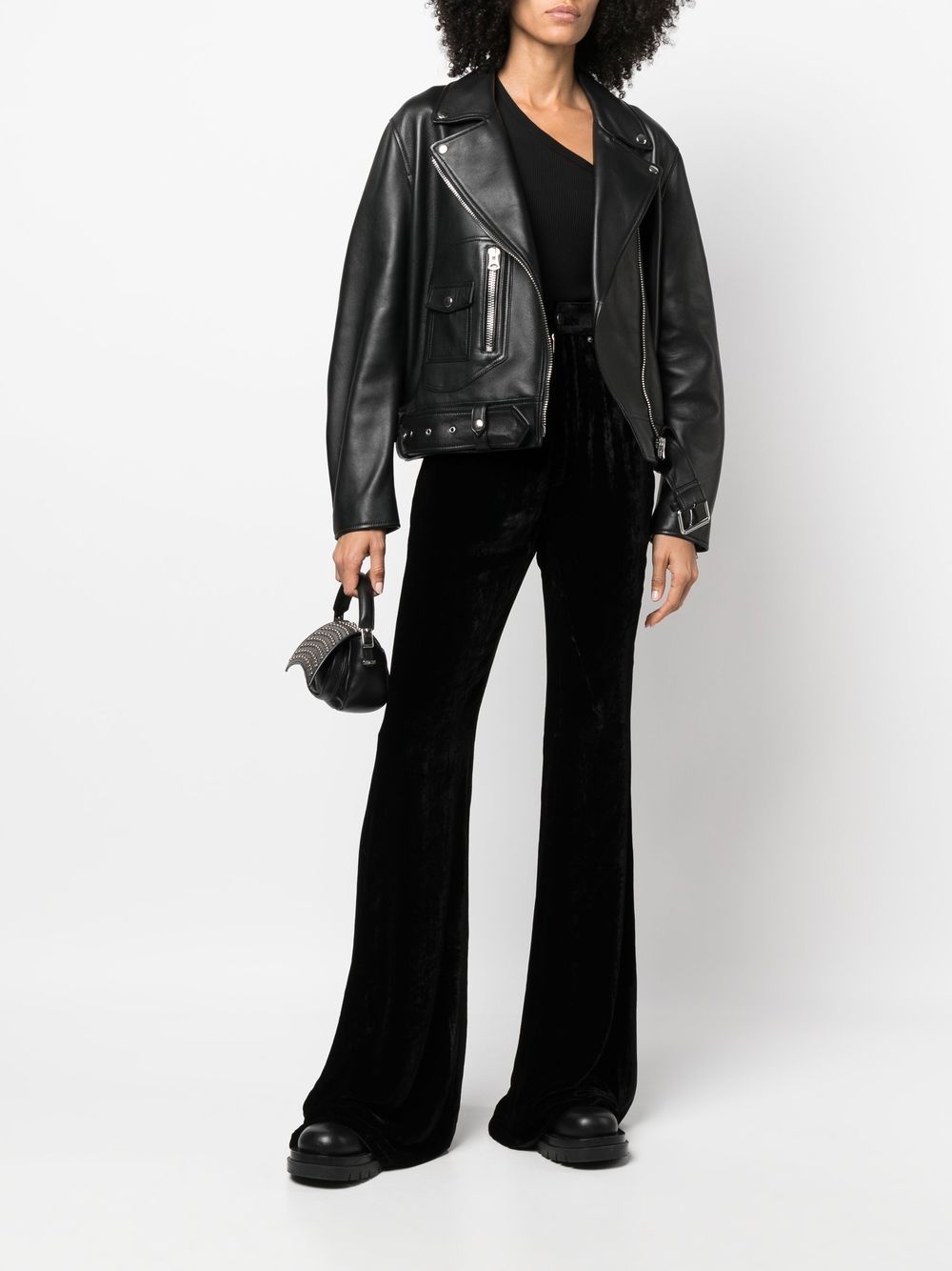 Rick Owens high-waisted Velvet Pants - Farfetch