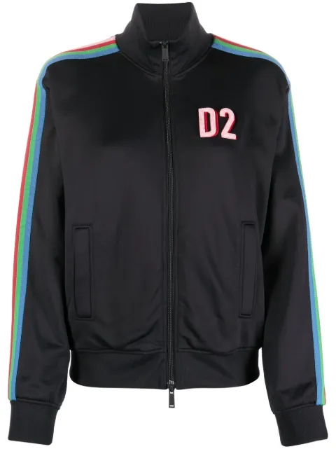 Dsquared2 logo-print zip-up sweatshirt 