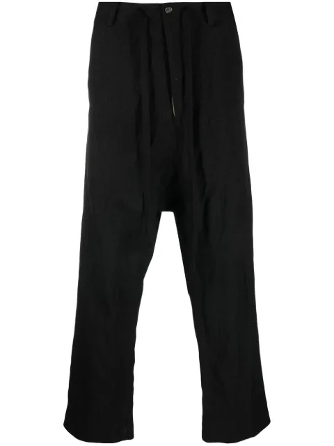 Uma Wang pantalones de tiro caído