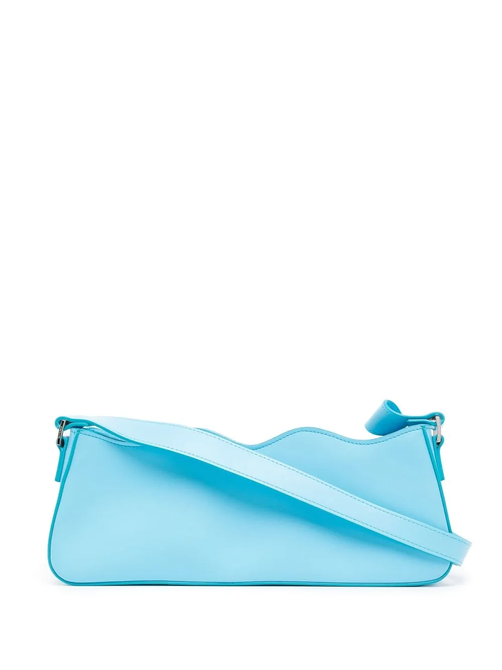 

MACH & MACH scalloped leather shoulder bag - Blue