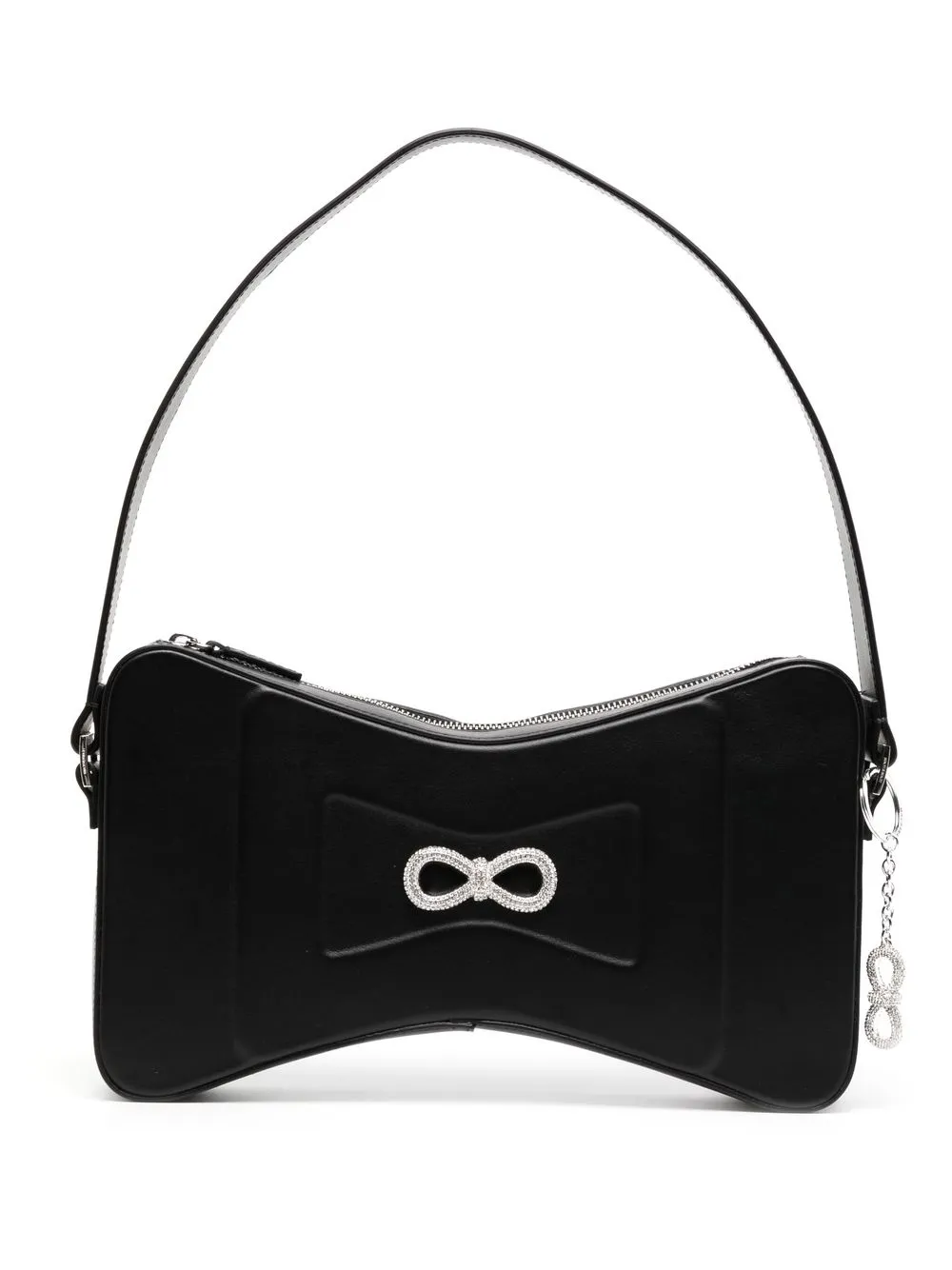 

MACH & MACH bolsa de hombro Double Bow - Negro