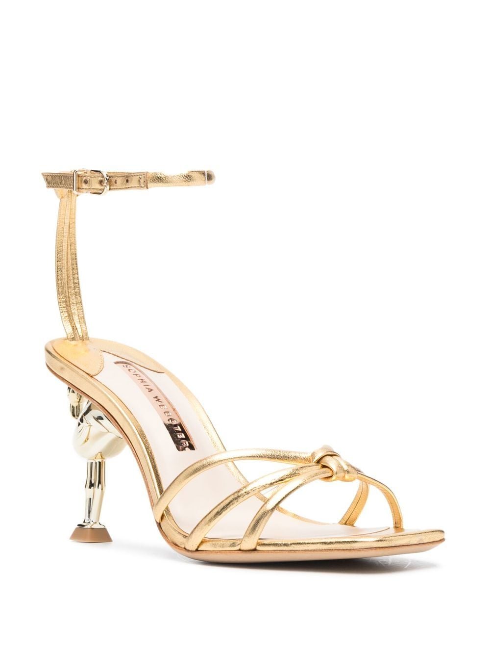 Sophia Webster Flo leren sandalen - Goud