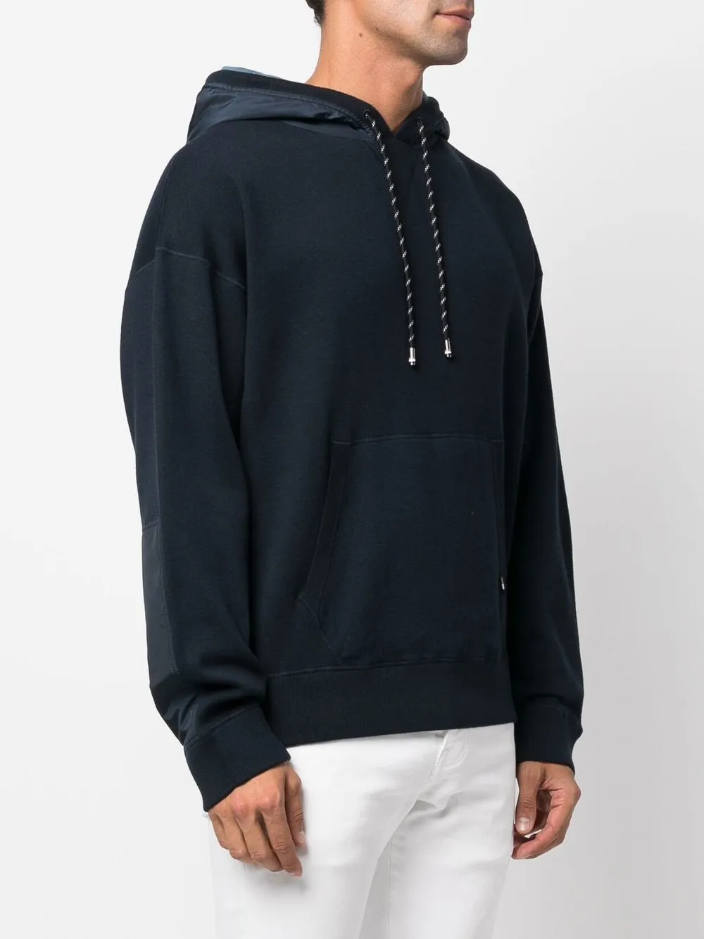 BOSS longsleeve Knitted Hoodie Farfetch
