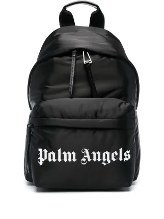 激安直営店 Backpack logo-print Angels Palm | FARFETCH | Black バッグ