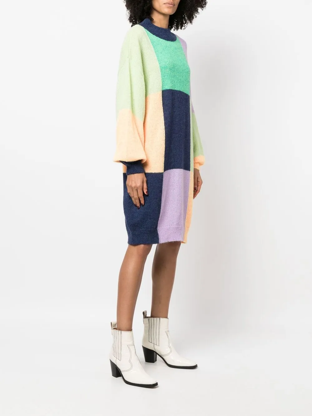 Stine Goya Perla colourblock Jumper Dress Farfetch