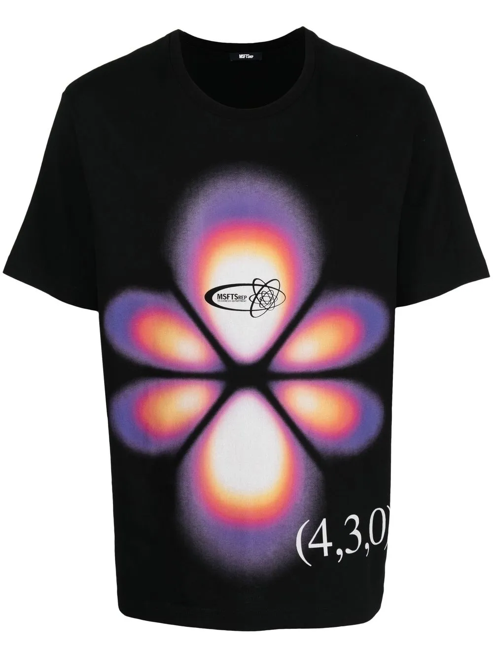 

MSFTSrep graphic-print T-shirt - Black