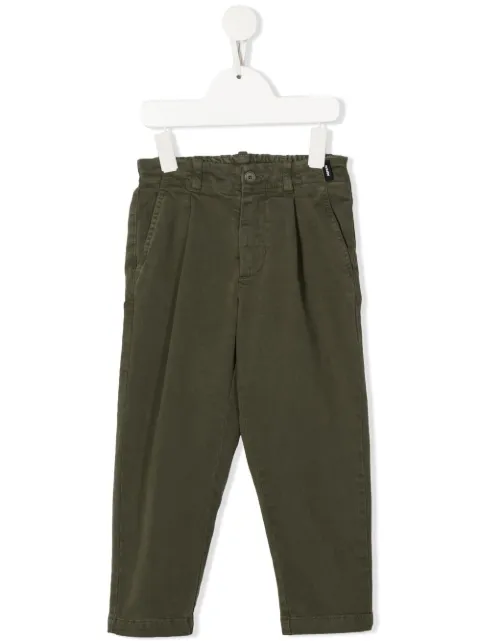 Aspesi Kids pantalones rectos con pretina elástica