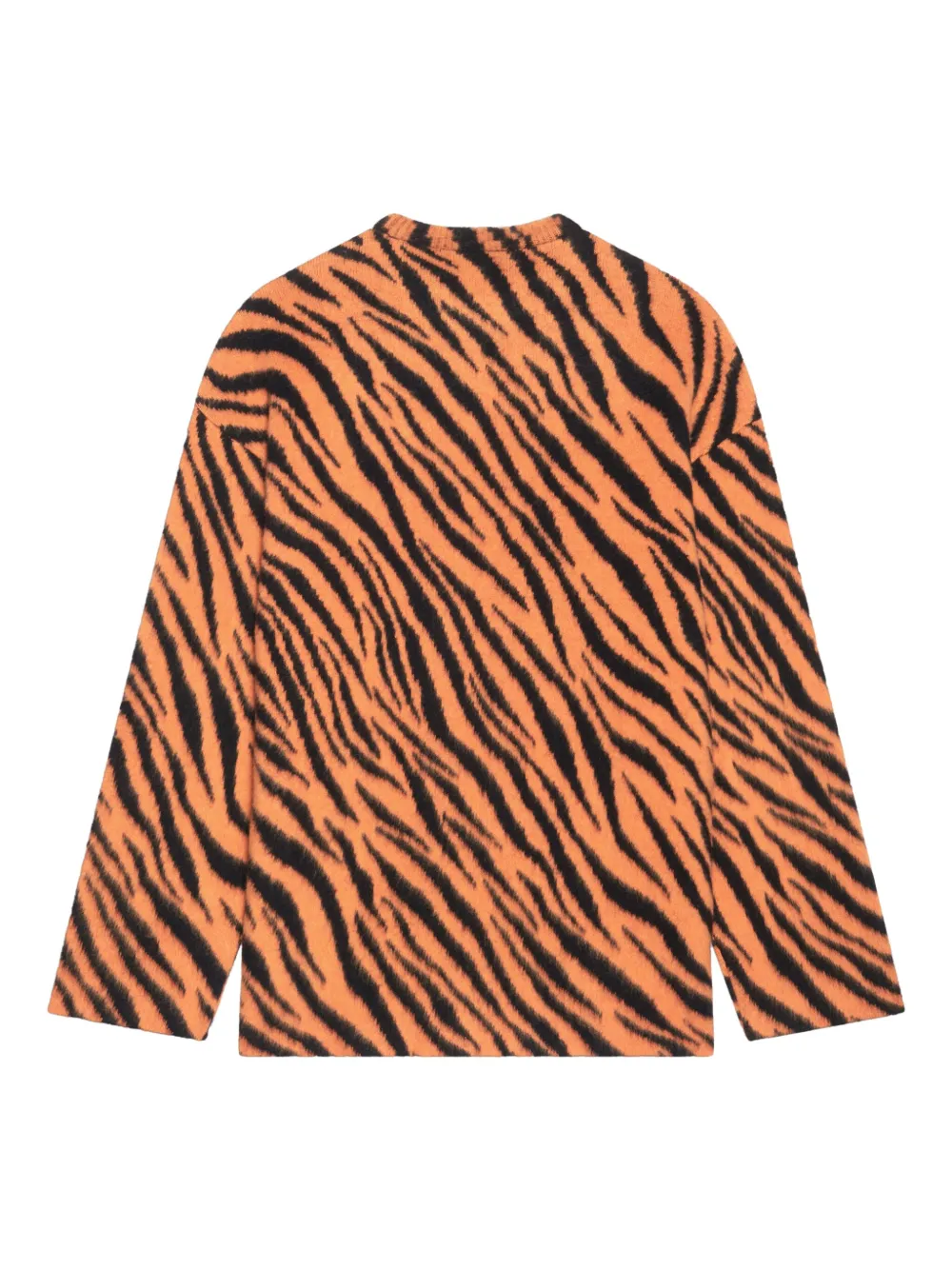 Balenciaga tigerintarsia Wool Jumper Farfetch