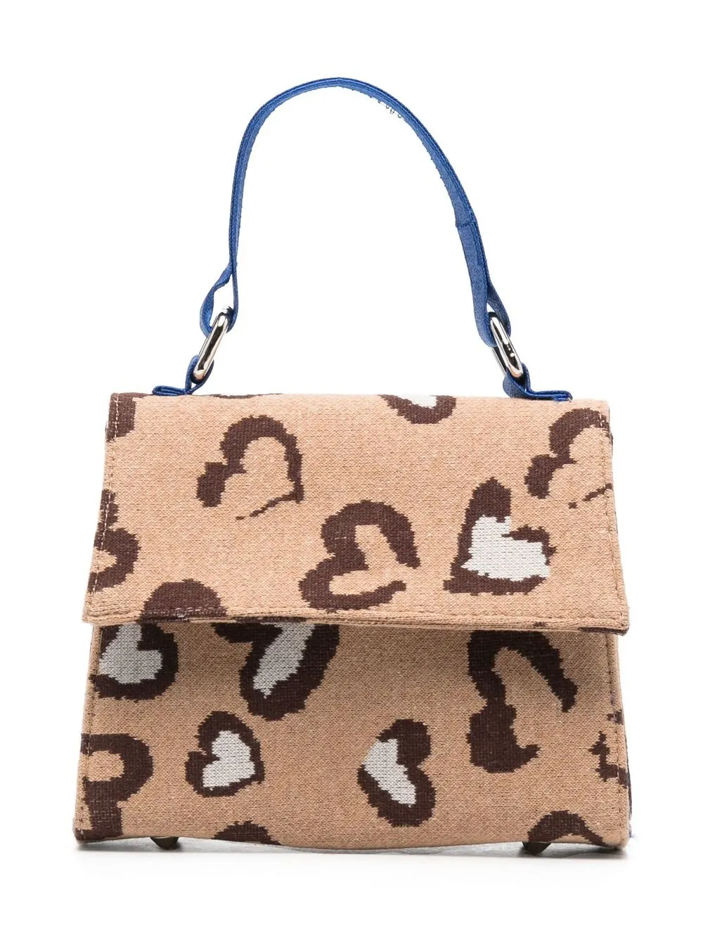 

Mi Mi Sol all-over heart-print bag - Neutrals