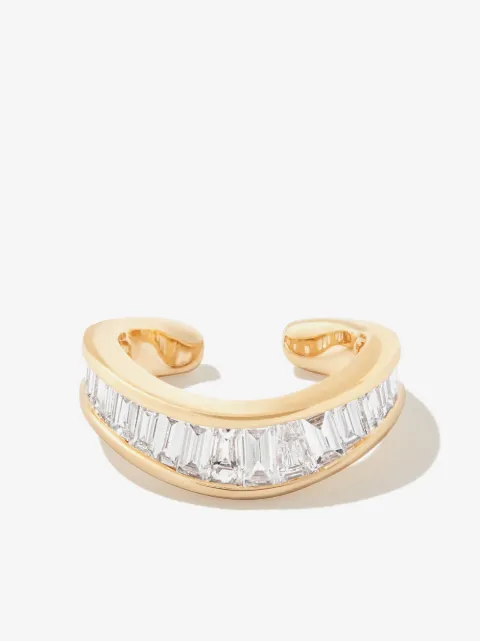 Anita Ko 18K yellow gold diamond single ear cuff