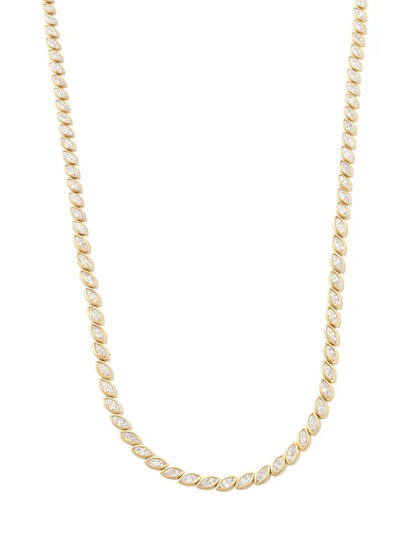 Anita Ko 18kt Yellow Gold Diamond Choker Necklace