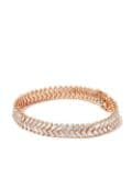 Anita Ko 18kt rose gold Zipper diamond tennis bracelet - Pink