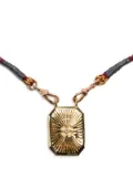 Marie Lichtenberg 18kt yellow gold diamond mini scapular necklace