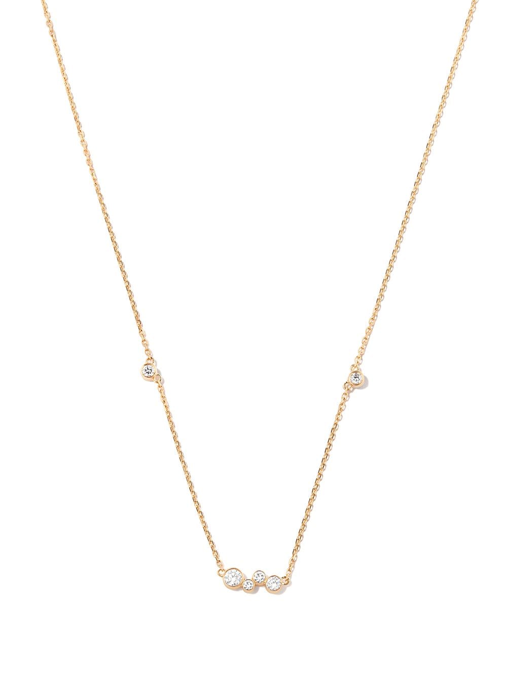 KIMAI 18KT YELLOW GOLD LUNA DIAMOND NECKLACE