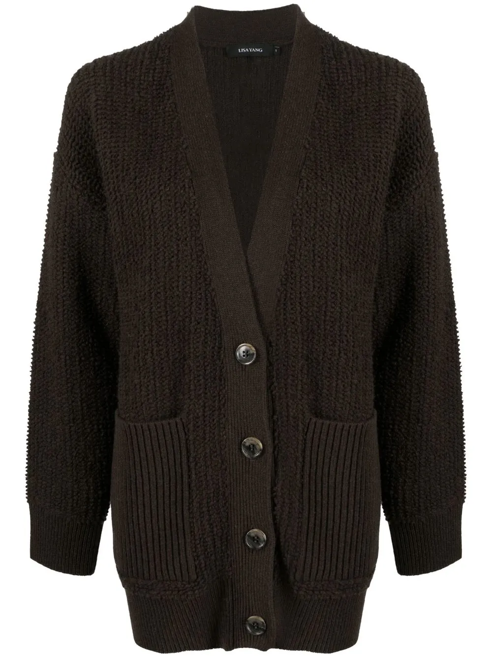 

Lisa Yang Joy cashmere cardigan - Brown