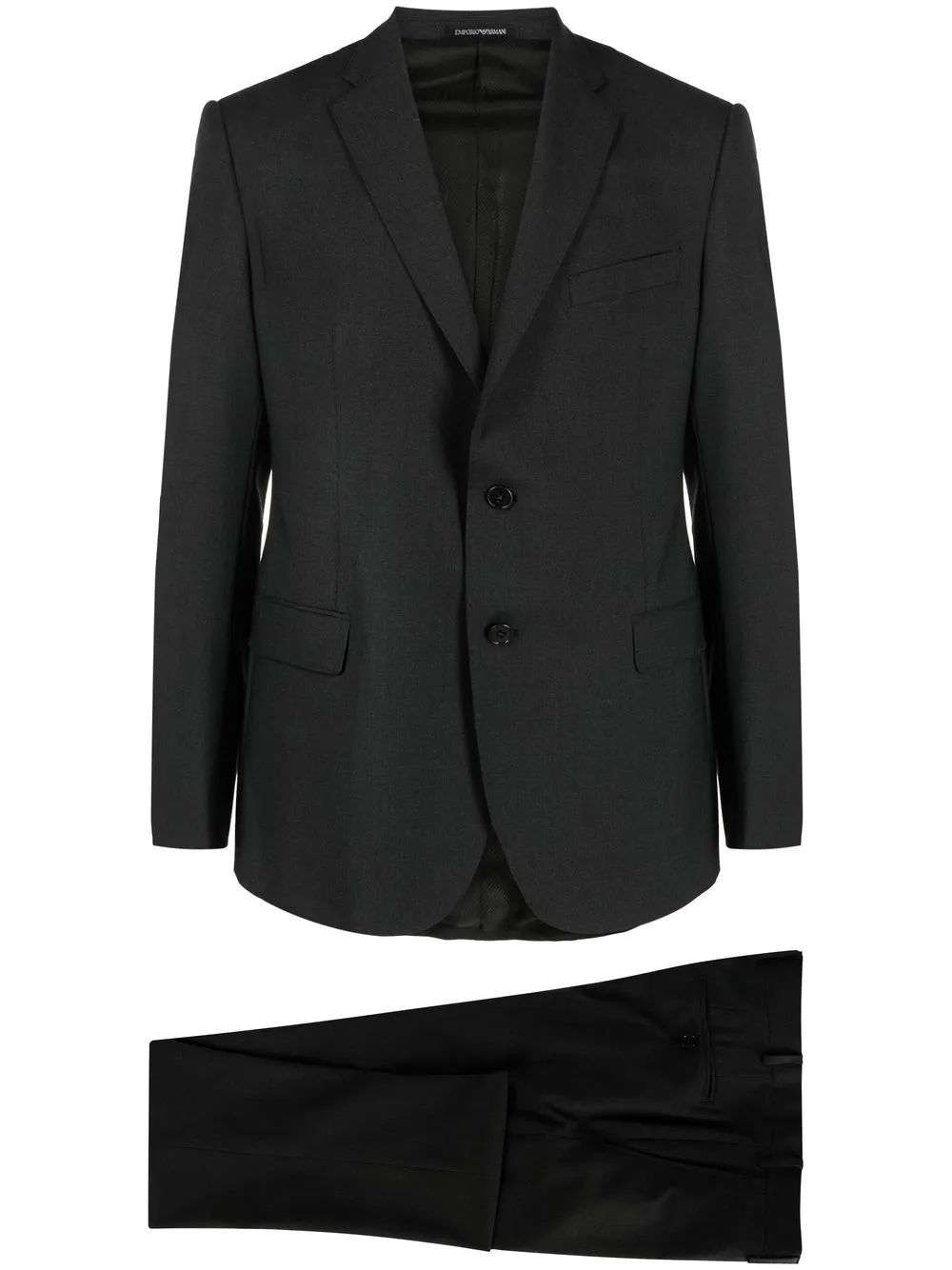 

Emporio Armani single-breasted tailored suit - Grey