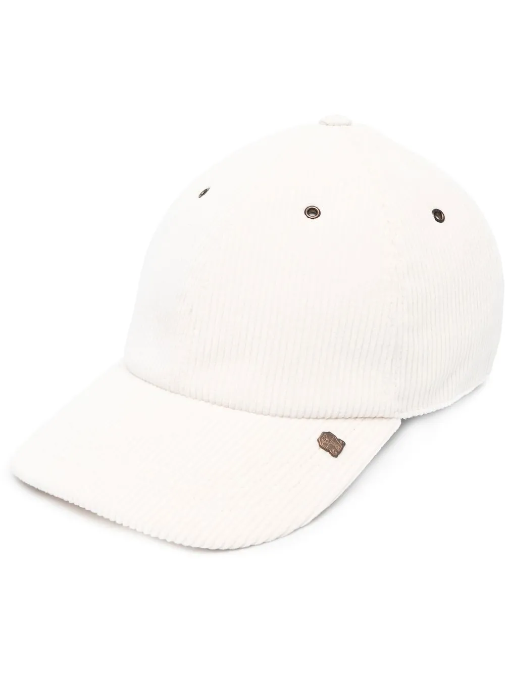 

Brunello Cucinelli gorra de canalé - Blanco