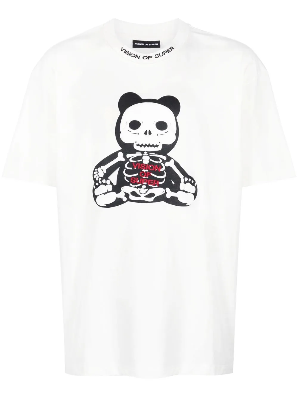 

Vision Of Super playera manga corta con estampado gráfico - Blanco