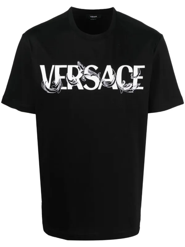 Versace ヴェルサーチェ ロゴ Tシャツ - Farfetch