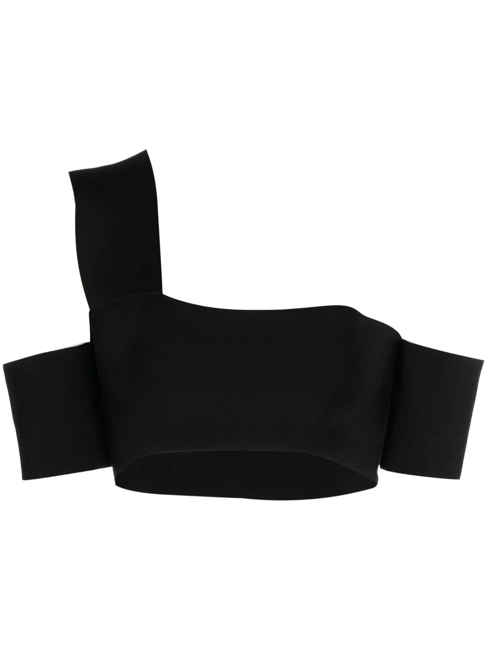 

Alexander McQueen off-shoulder bandeau top - Black