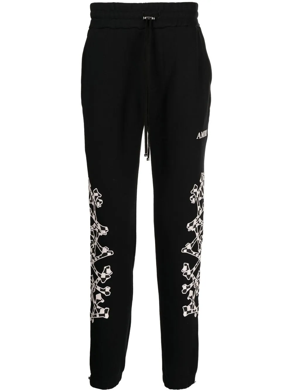 

AMIRI Checkered Bones sweatpants - Black